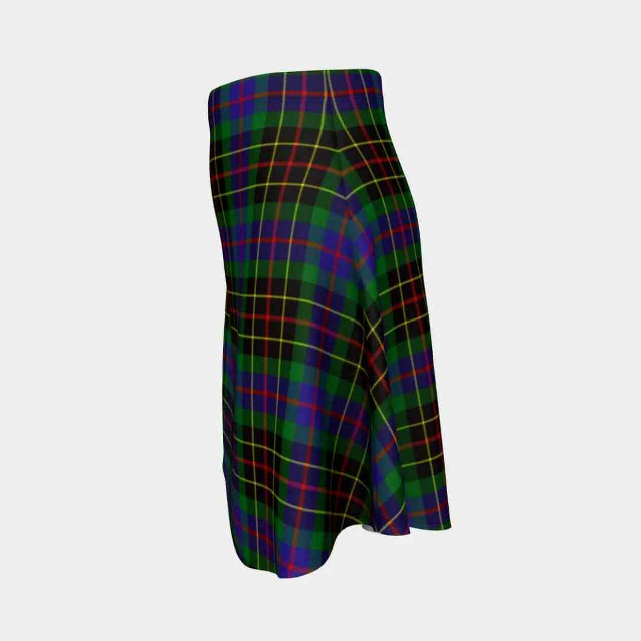 Brodie Hunting Modern Tartan Flared Skirt