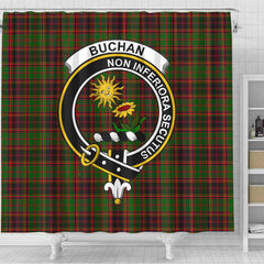 Buchan Tartan Crest Shower Curtain