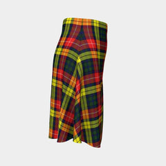 Buchanan Modern Tartan Flared Skirt