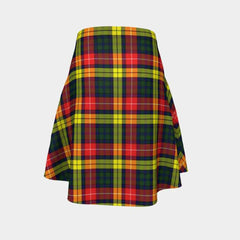 Buchanan Modern Tartan Flared Skirt