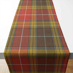 Buchanan Old Set Weathered Tartan Table Runner - Cotton table runner