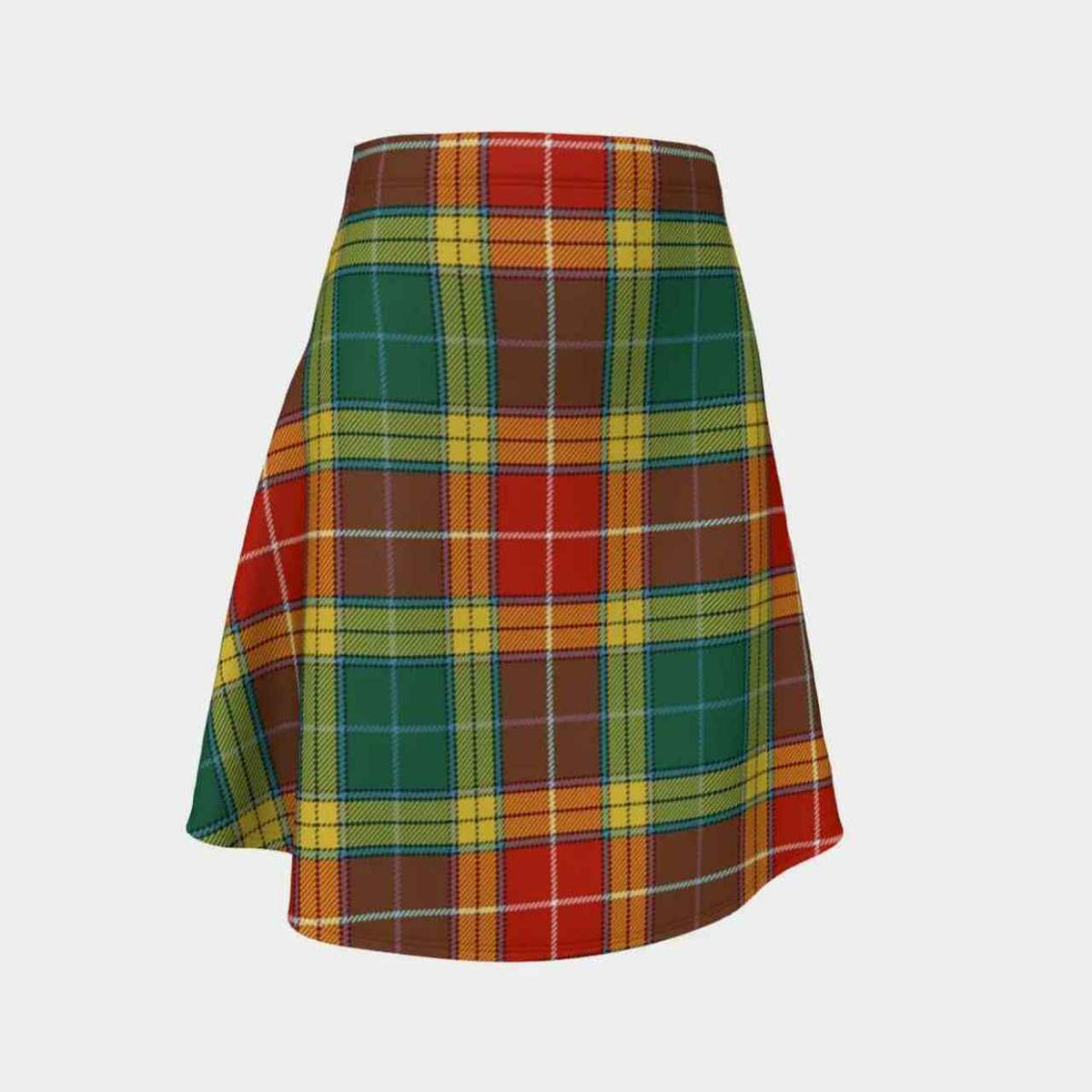 Buchanan Old Sett Tartan Flared Skirt