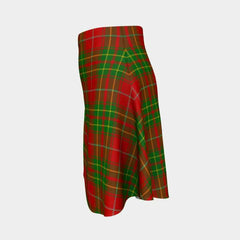 Burnett Ancient Tartan Flared Skirt