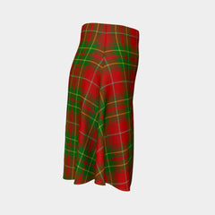 Burnett Ancient Tartan Flared Skirt