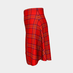 Burnett Modern Tartan Flared Skirt