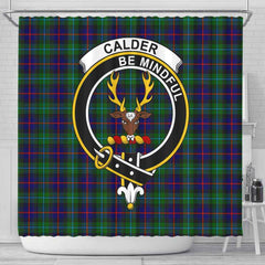 Calder Tartan Crest Shower Curtain