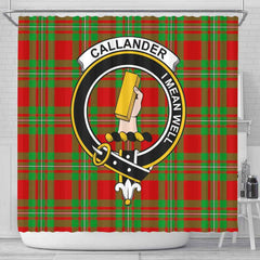 Callander Tartan Crest Shower Curtain