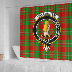 Callander Tartan Crest Shower Curtain