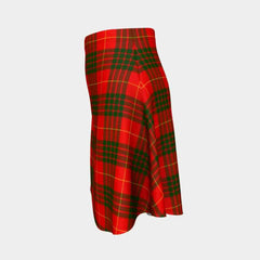 Cameron Modern Tartan Flared Skirt