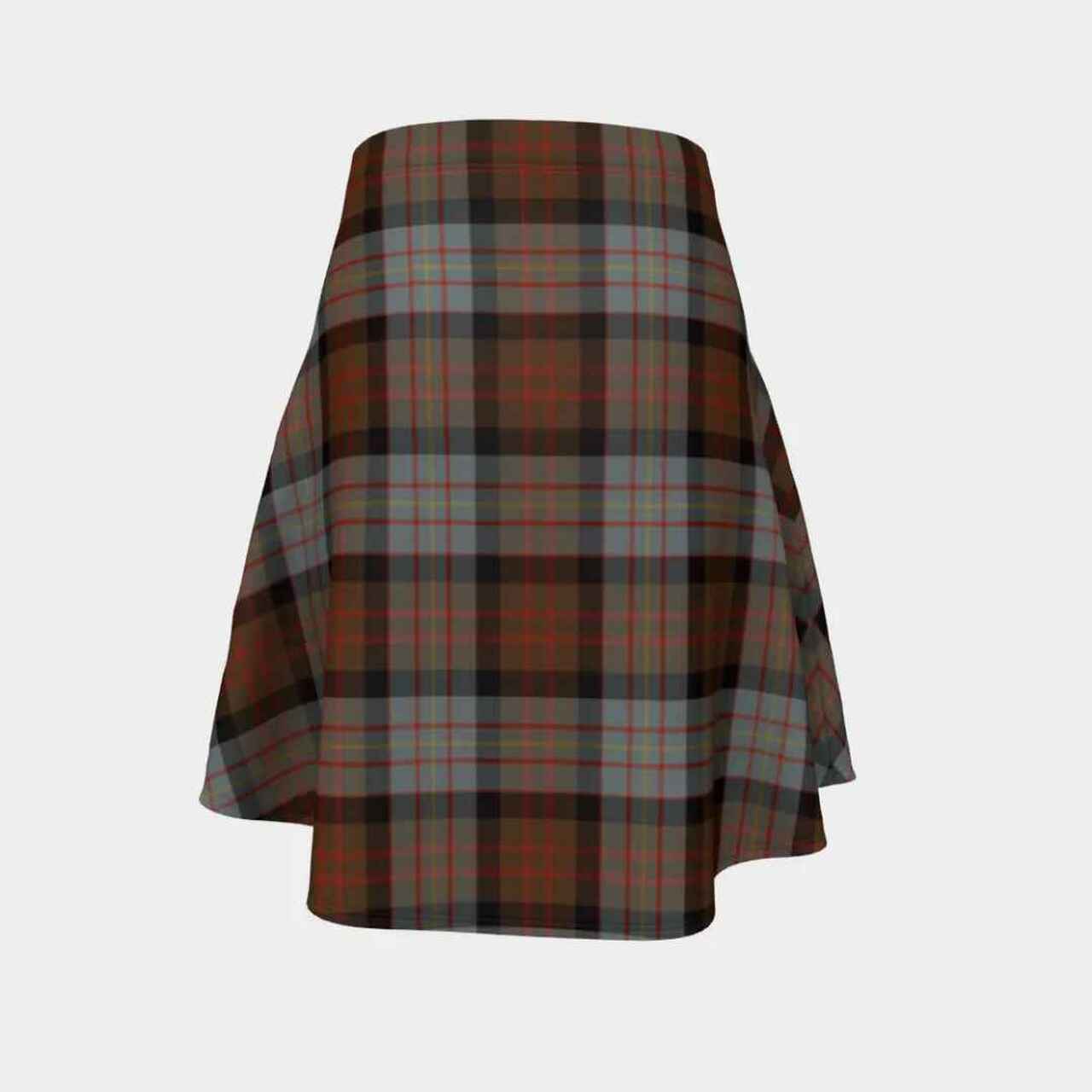 Cameron of Erracht Weathered Tartan Flared Skirt