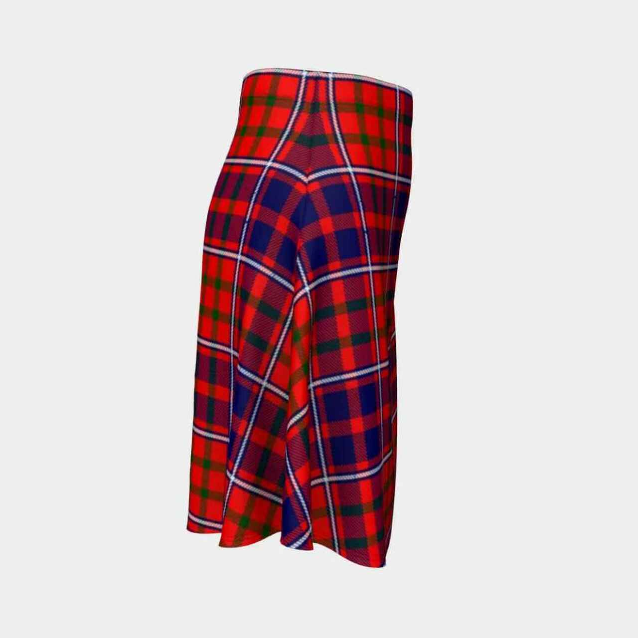 Cameron of Lochiel Modern Tartan Flared Skirt