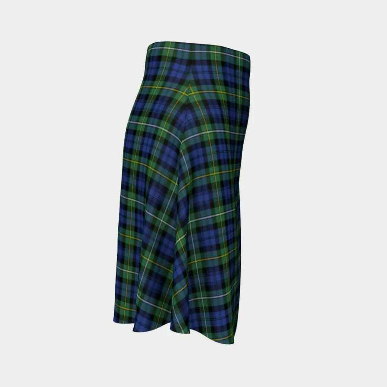 Campbell Argyll Ancient Tartan Flared Skirt