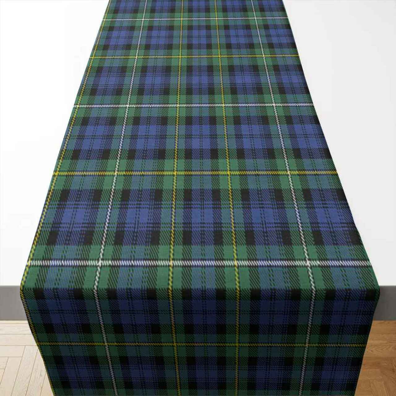 Campbell Argyll Ancient Tartan Table Runner - Cotton table runner