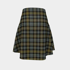 Campbell Argyll Weathered Tartan Flared Skirt