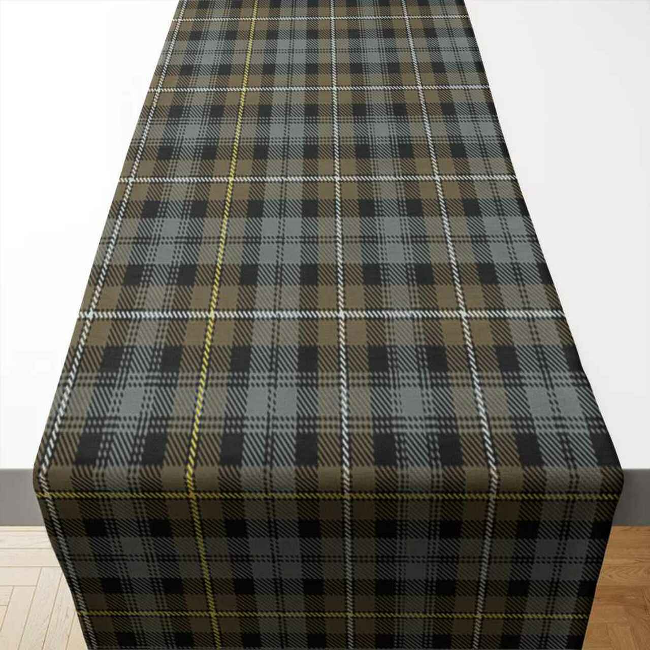 Campbell Argyll Weathered Tartan Table Runner - Cotton table runner