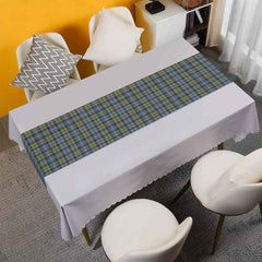 Campbell Faded Tartan Table Runner - Cotton table runner