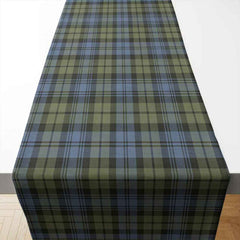 Campbell Faded Tartan Table Runner - Cotton table runner