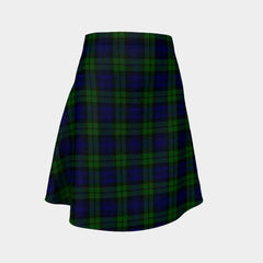 Campbell Modern Tartan Flared Skirt