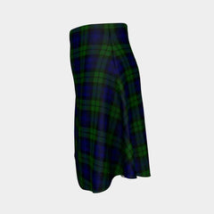 Campbell Modern Tartan Flared Skirt