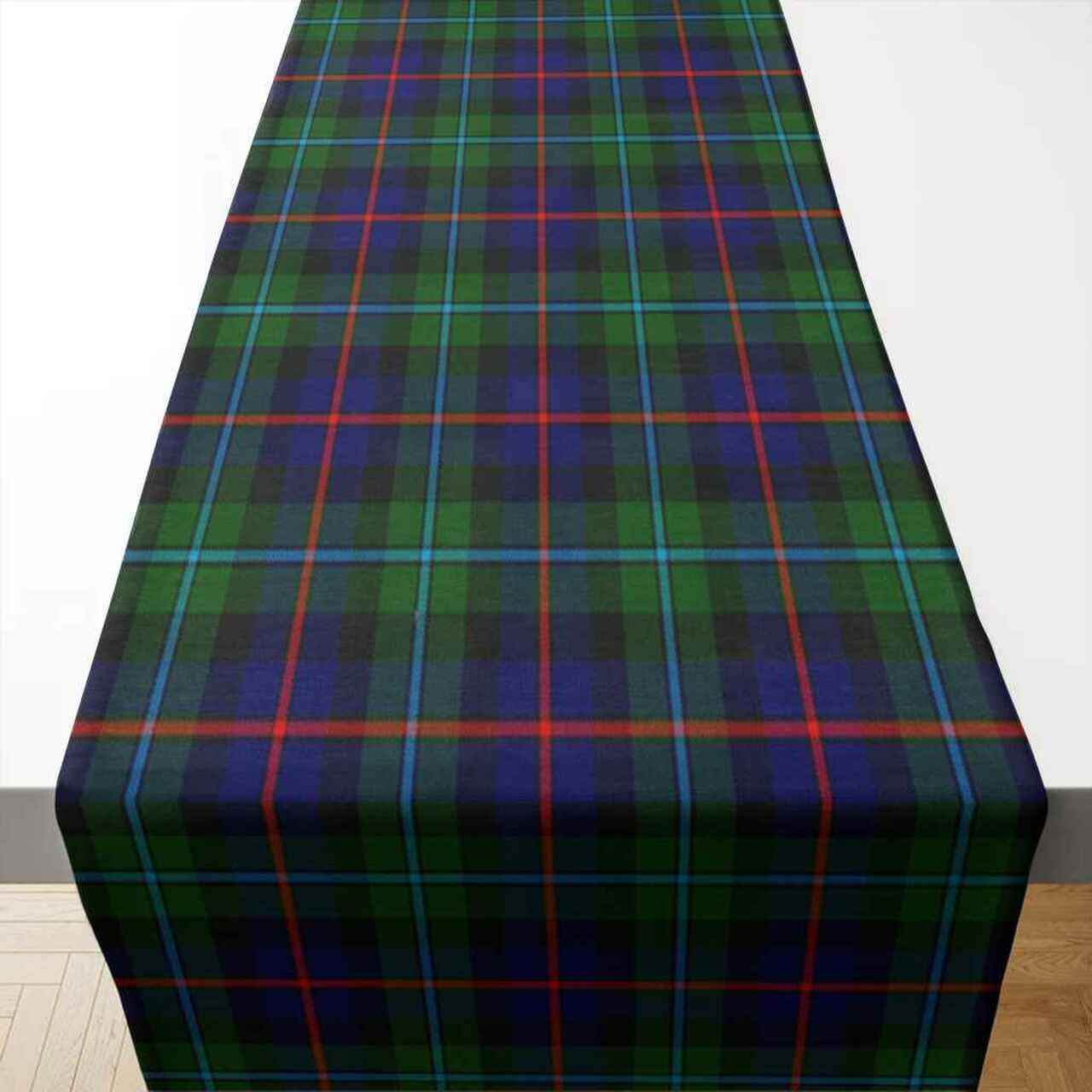 Campbell of Cawdor Modern Tartan Table Runner - Cotton table runner