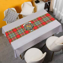 Chattan Tartan Crest Table Runner - Cotton table runner