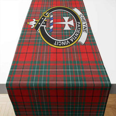 Cheyne Tartan Crest Table Runner - Cotton table runner