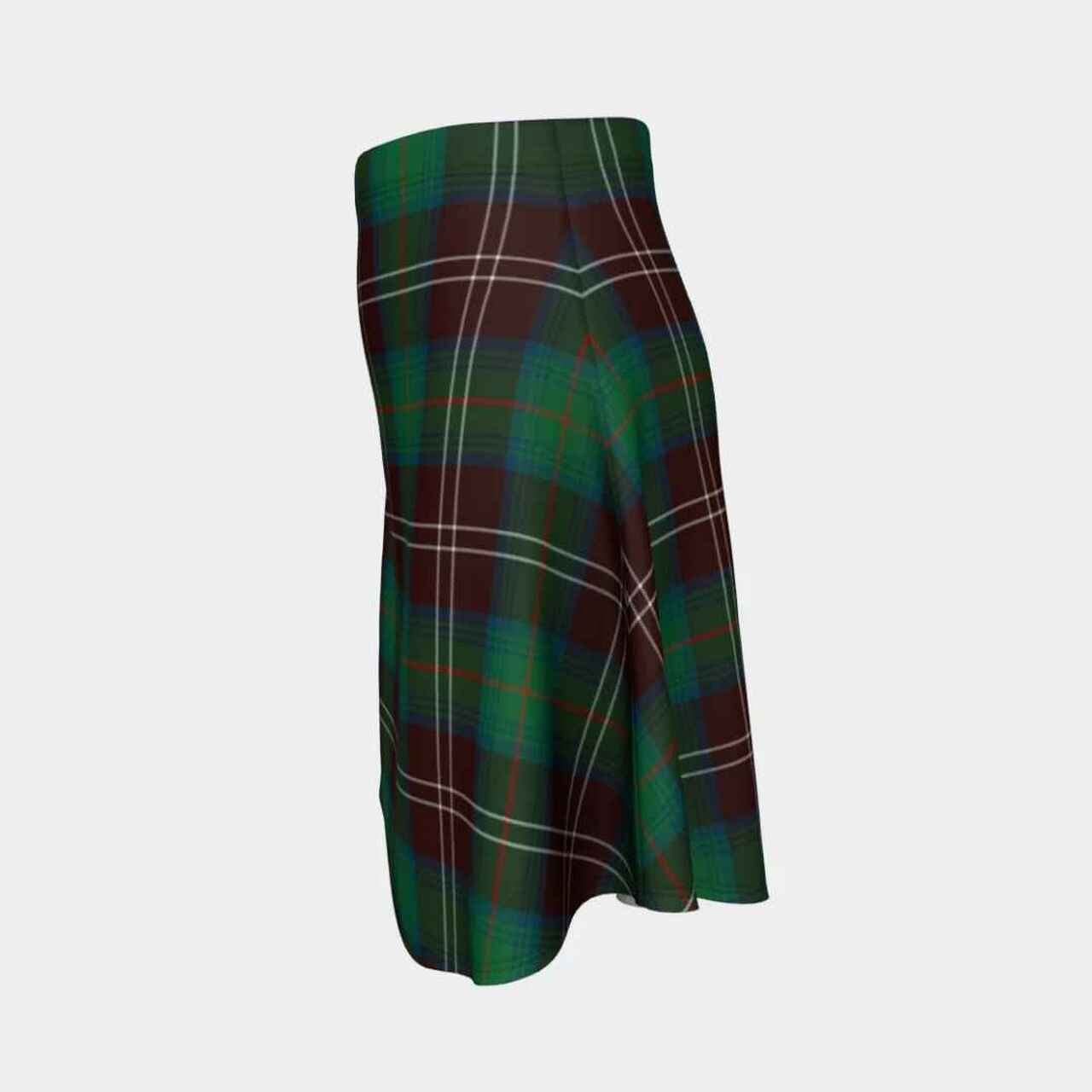 Chisholm Hunting Ancient Tartan Flared Skirt