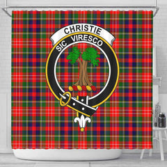 Christie Tartan Crest Shower Curtain