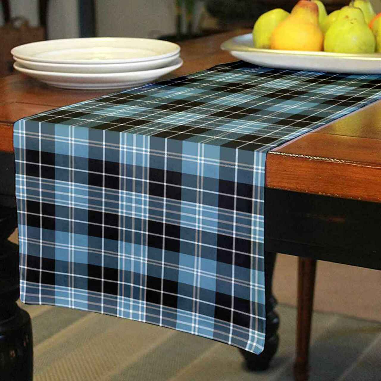 Clark Ancient Tartan Table Runner - Cotton table runner