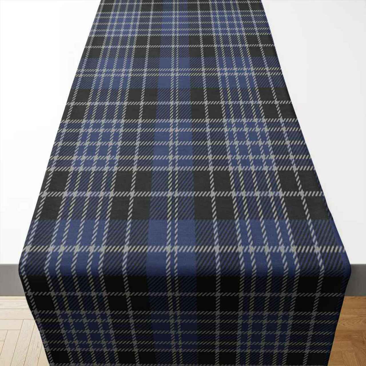 Clark Modern Tartan Table Runner - Cotton table runner