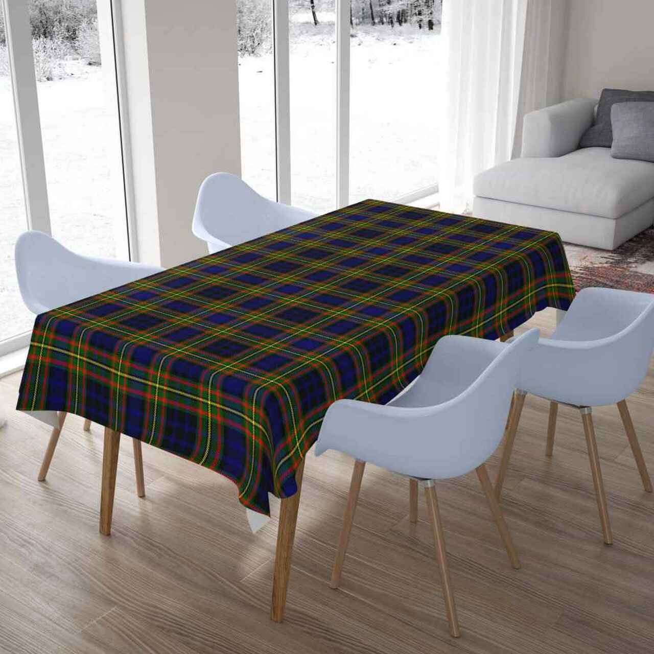 Clelland Modern Tartan Tablecloth