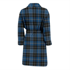 Clergy Blue Tartan Bathrobe