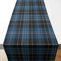 Clergy Blue Tartan Table Runner - Cotton table runner