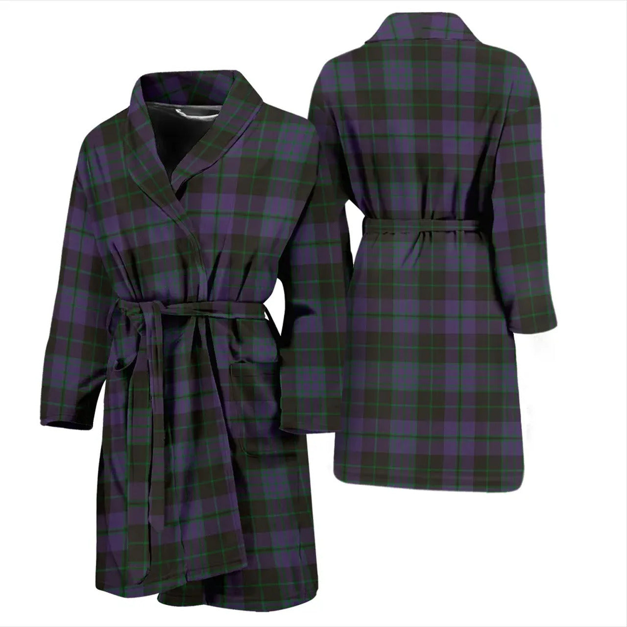 Clergy Green Tartan Bathrobe