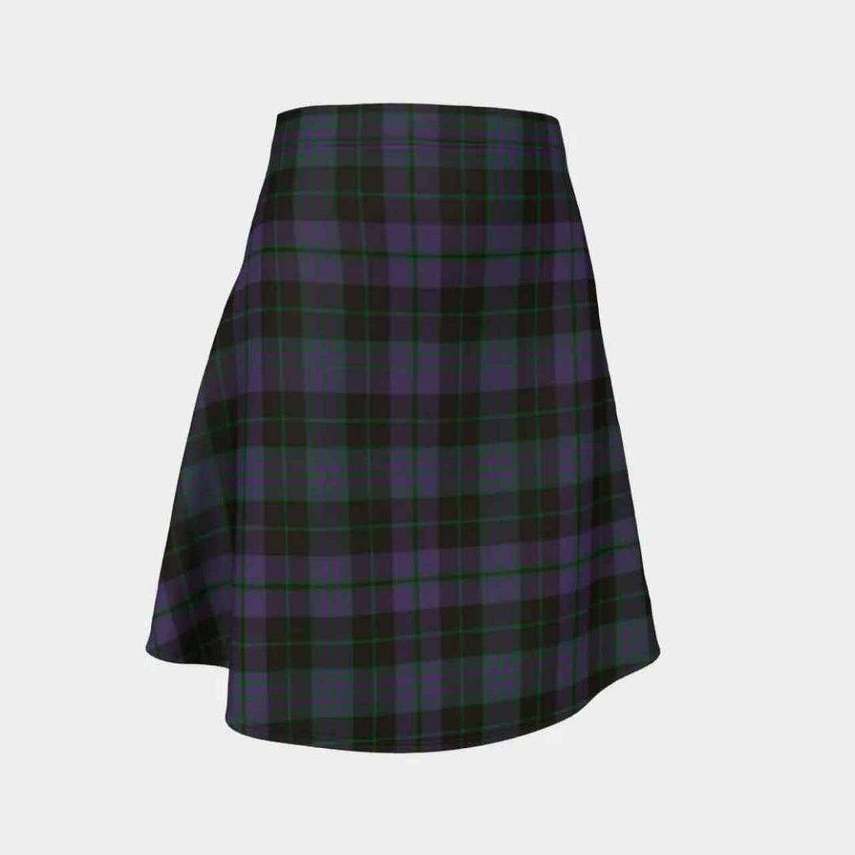 Clergy Green Tartan Flared Skirt