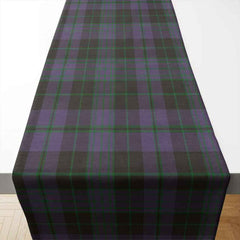 Clergy Green Tartan Table Runner - Cotton table runner