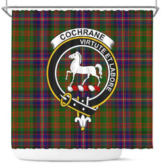 Cochrane Tartan Crest Shower Curtain