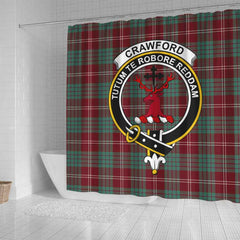 Crawford Tartan Crest Shower Curtain