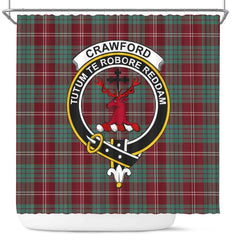 Crawford Tartan Crest Shower Curtain