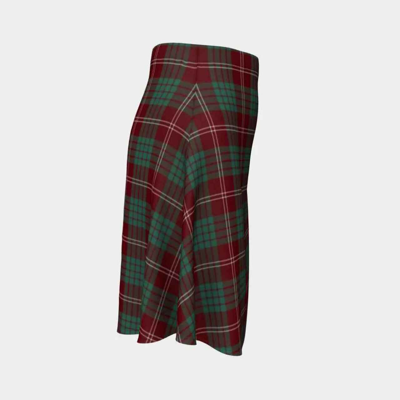 Crawford Modern Tartan Flared Skirt