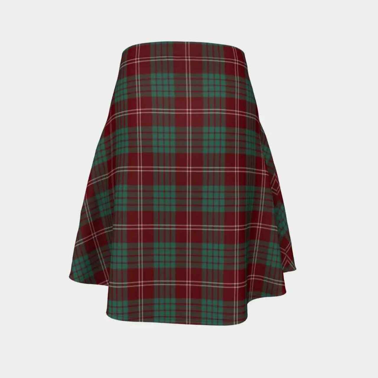 Crawford Modern Tartan Flared Skirt