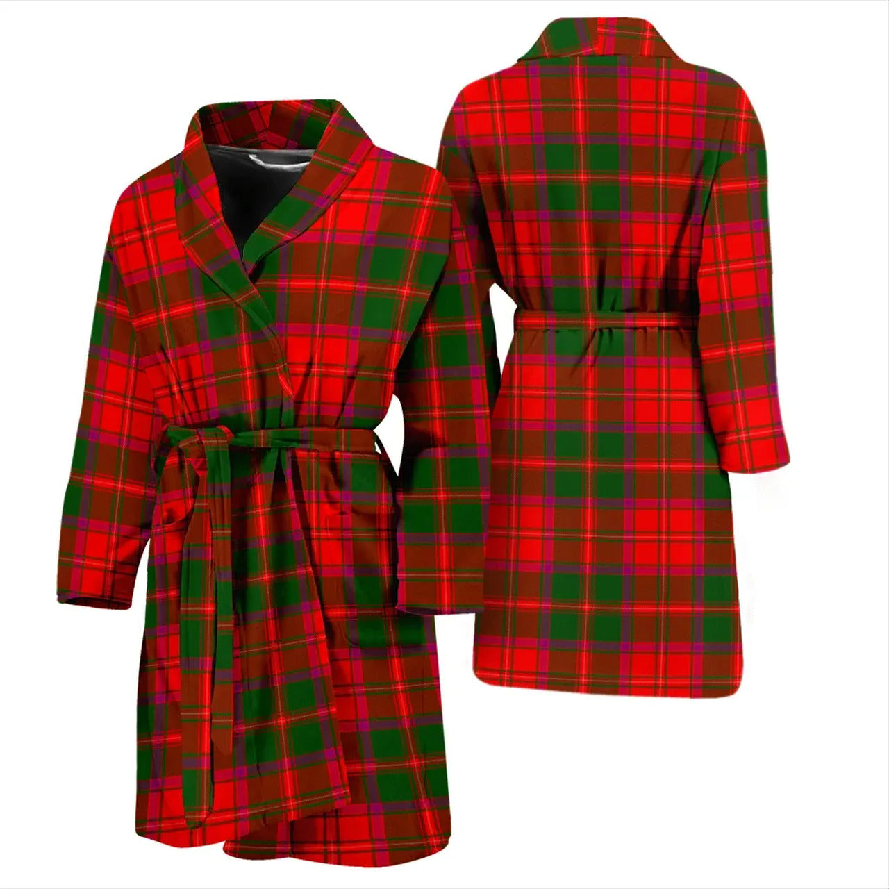 Crief District Tartan Bathrobe