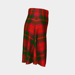 Crief District Tartan Flared Skirt