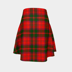 Crief District Tartan Flared Skirt