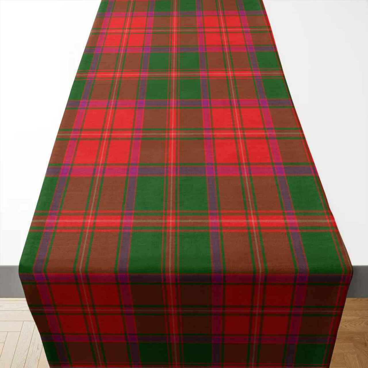 Crief District Tartan Table Runner - Cotton table runner