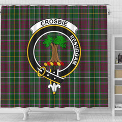 Crosbie Tartan Crest Shower Curtain