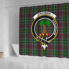 Crosbie Tartan Crest Shower Curtain