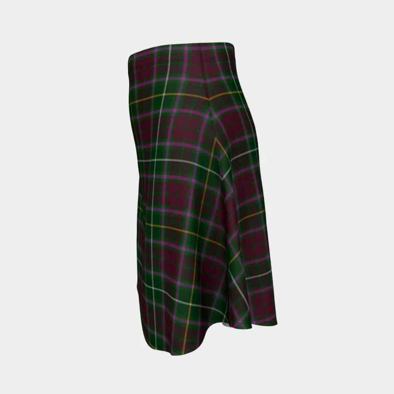 Crosbie Tartan Flared Skirt