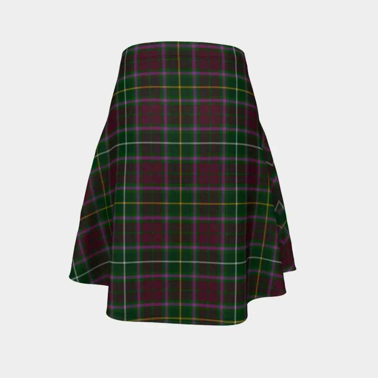 Crosbie Tartan Flared Skirt