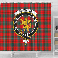 Cumming Tartan Crest Shower Curtain